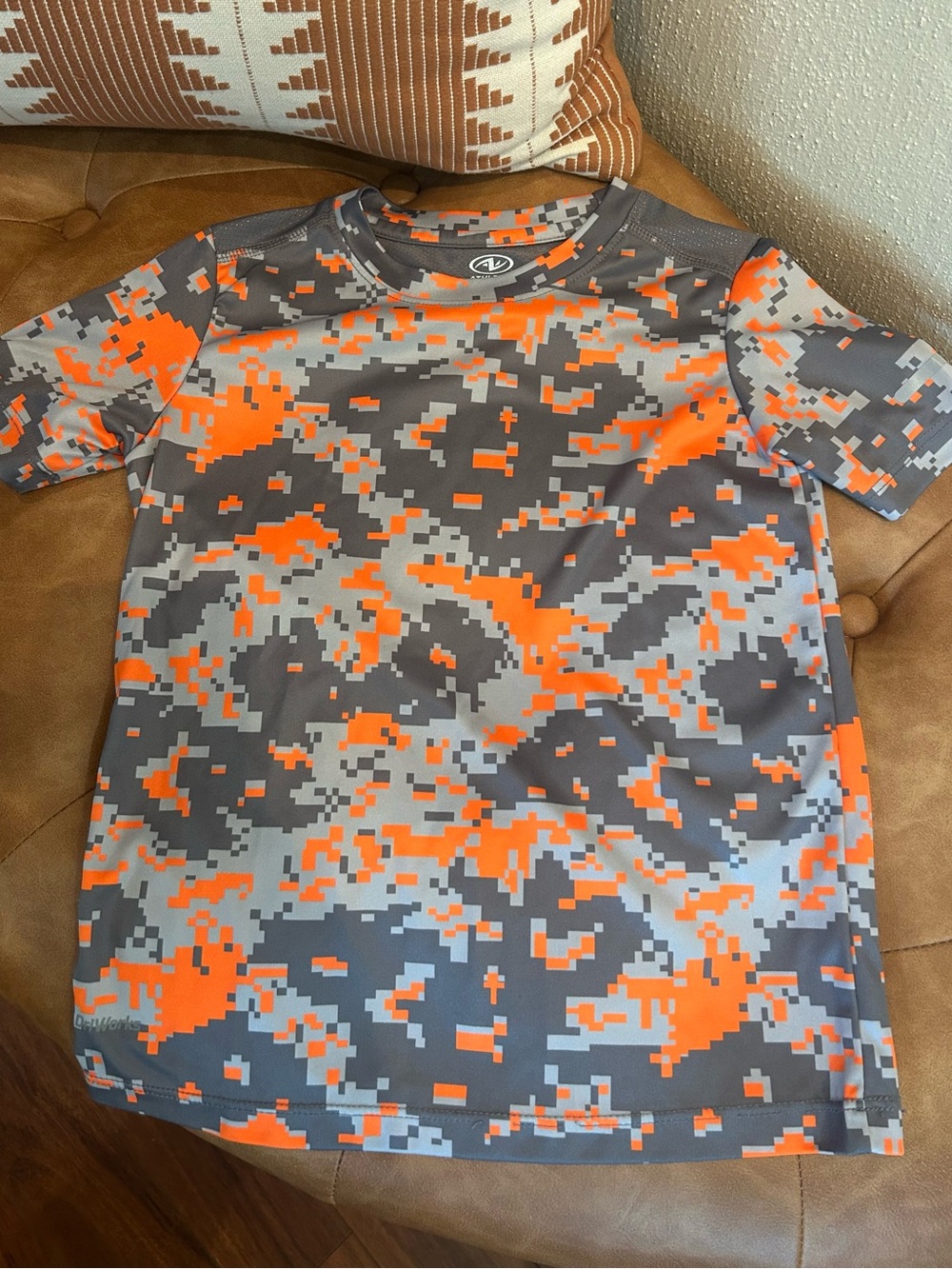 Boys Digital Camo Active Tshirt
